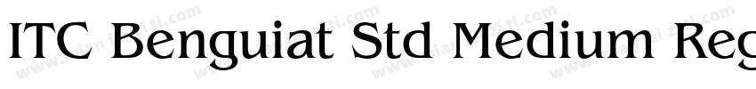 ITC Benguiat Std Medium Regular字体转换